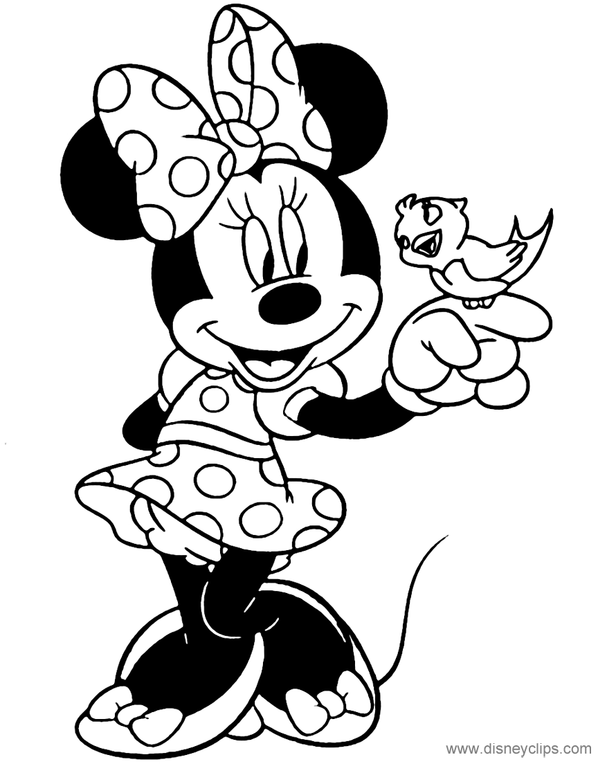 Minnie Mouse Coloring Pages | Disney Coloring Book