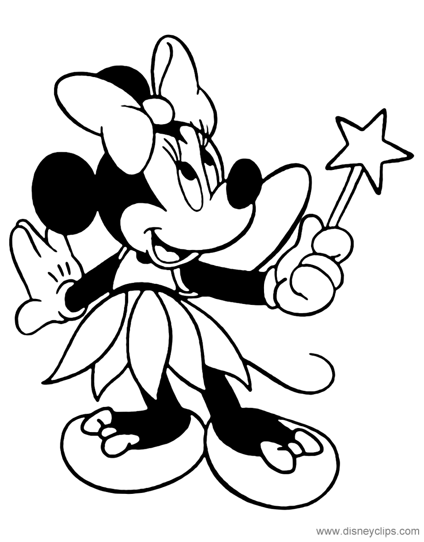 Minnie Mouse Coloring Pages 2 | Disney's World of Wonders