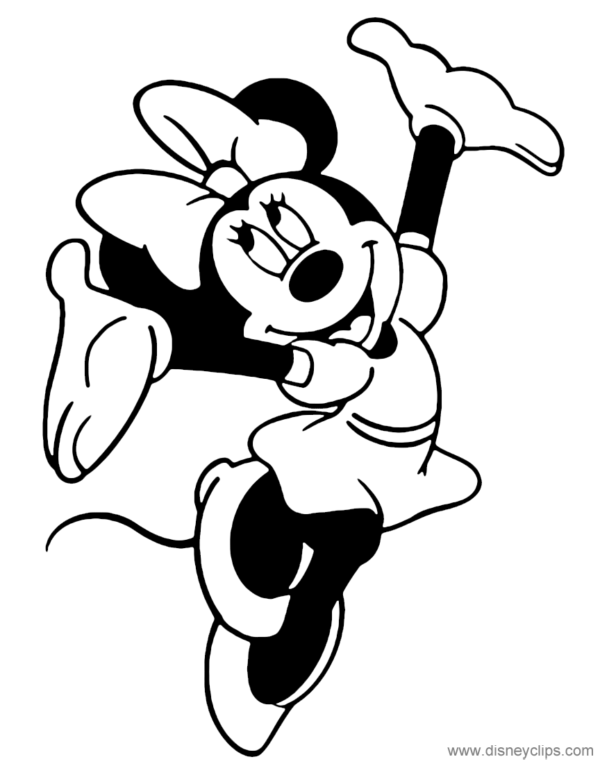 misc minnie mouse coloring pages 2 disneyclipscom