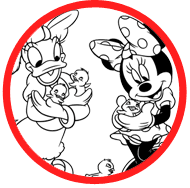 Daisy Duck coloring page