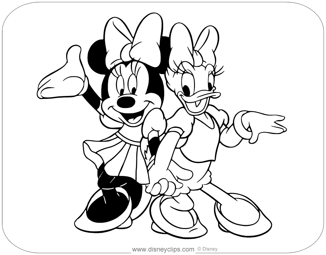 Mickey Mouse & Friends Coloring Pages 20   Disneyclips.com