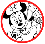 Mickey Mouse coloring page