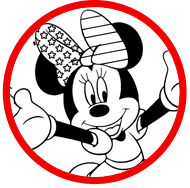 Minnie Mouse coloring page