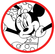 Minnie Mouse coloring page