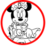 Minnie Mouse coloring page