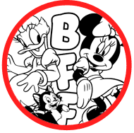 Minnie & Daisy coloring page
