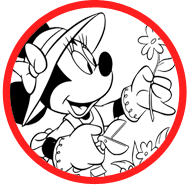 Minnie Mouse coloring page