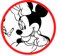 Minnie Mouse coloring page