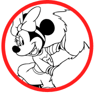 Minnie Mouse coloring page