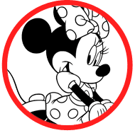Minnie Mouse coloring page