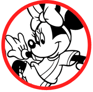 Minnie Mouse tennis coloring page