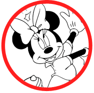 Minnie Mouse tennis coloring page