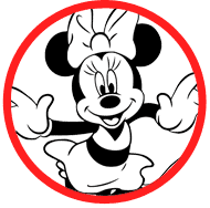Minnie Mouse coloring page