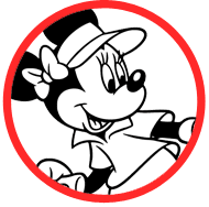 Minnie Mouse tennis coloring page
