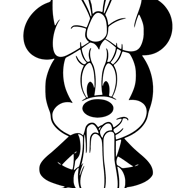 Minnie Mouse coloring page