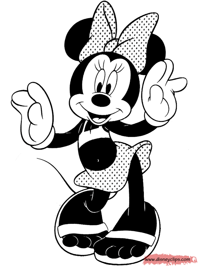 Minnie mouse sales in swimsuit