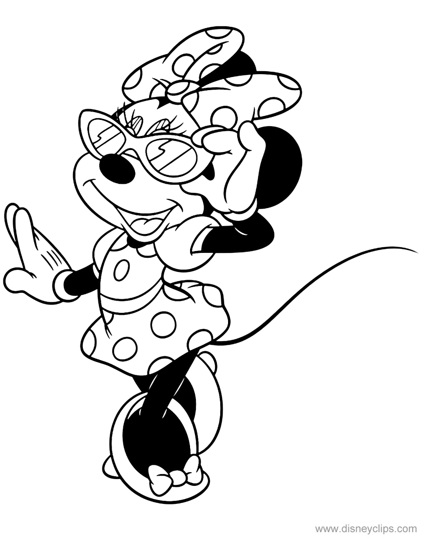 Minnie Mouse Coloring Pages 11 | Disney's World of Wonders