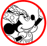 Minnie Mouse coloring page
