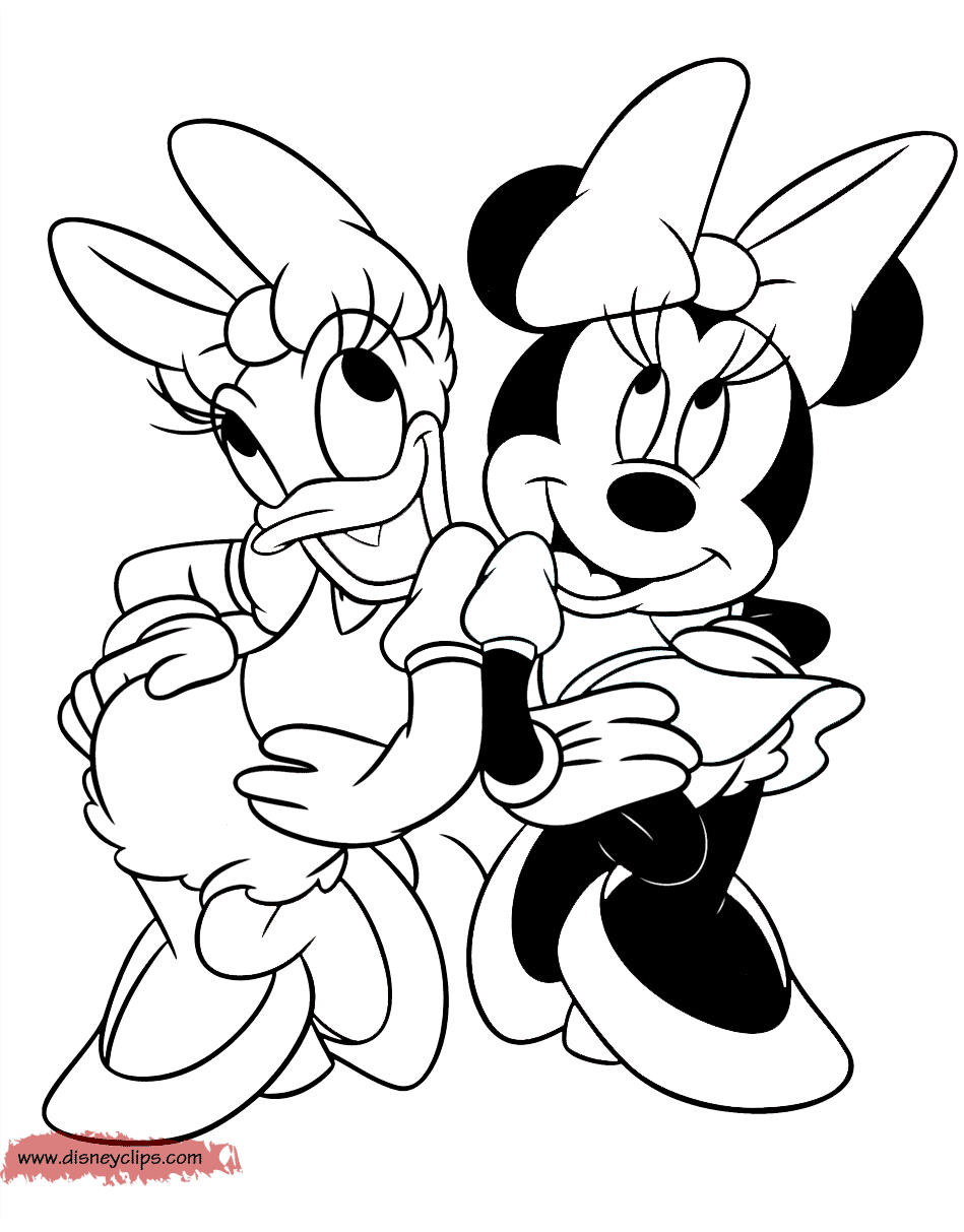 Mickey Mouse & Friends Coloring Pages 5 | Disney Coloring Book