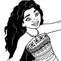 Moana 2 coloring page
