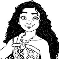 Moana 2 coloring page