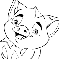 Moana 2 coloring page