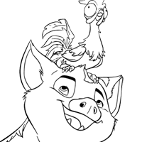 Moana 2 coloring page