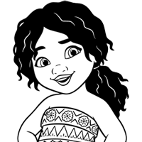 Moana 2 coloring page