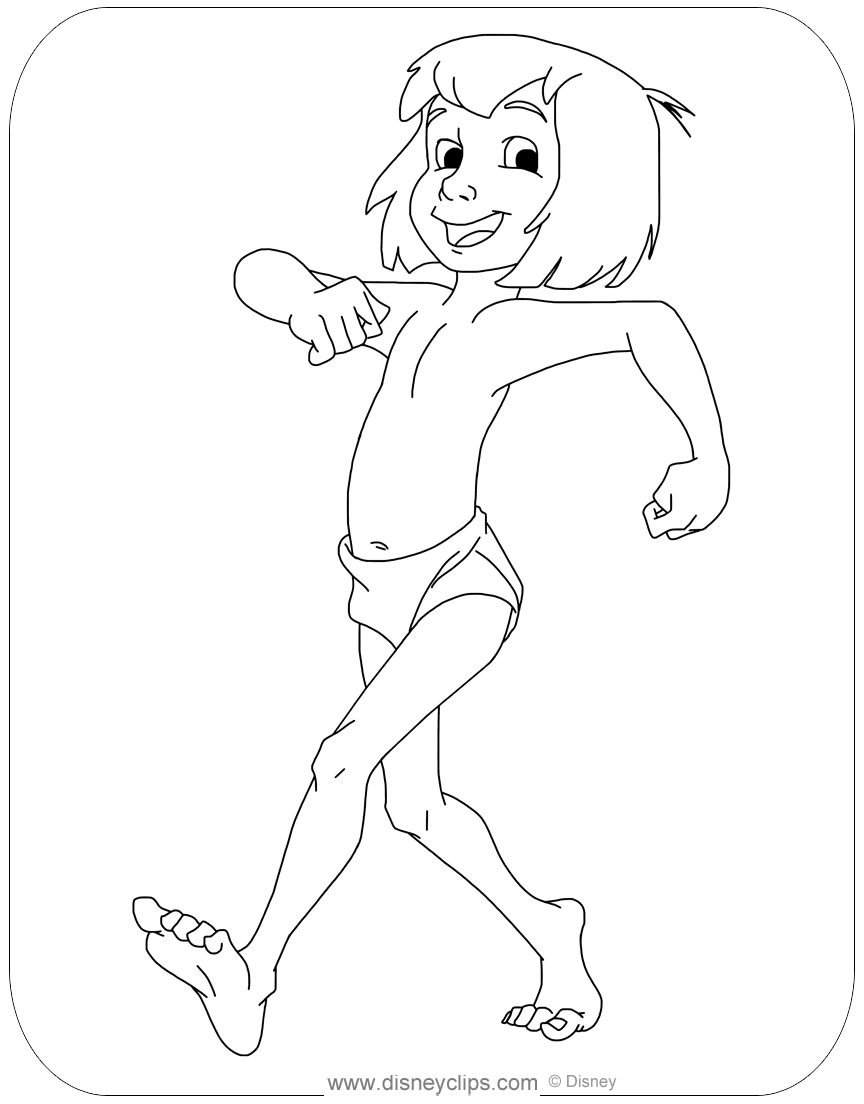 Disney's The Jungle Book Coloring Pages | Disneyclips.com