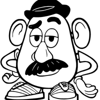 Mr. Potato Head coloring page