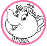 Mrs. Potts coloring page