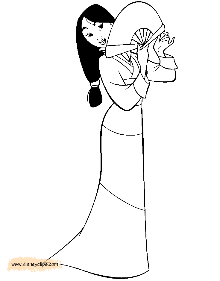 77  Disney Princess Coloring Pages Mulan  Best HD