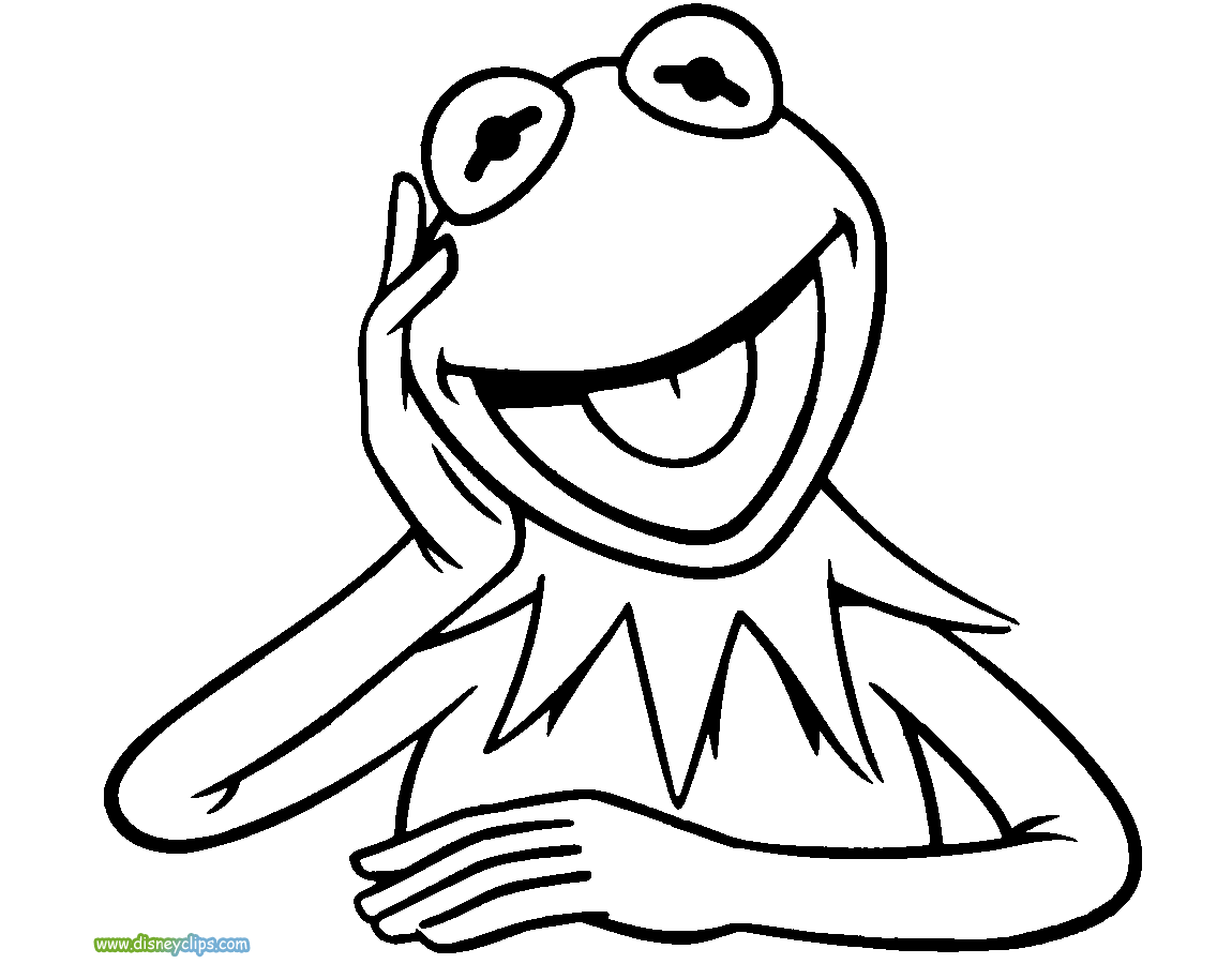 coloring page Kermit