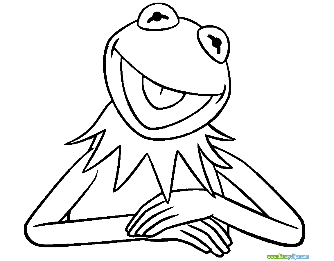 Kermit The Frog Coloring Page | Coloring Page