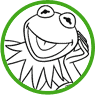 Kermit coloring page