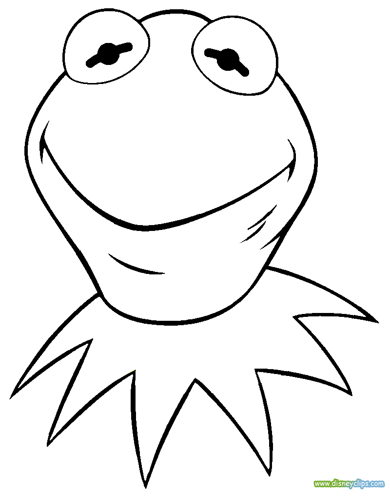 coloring page Kermit