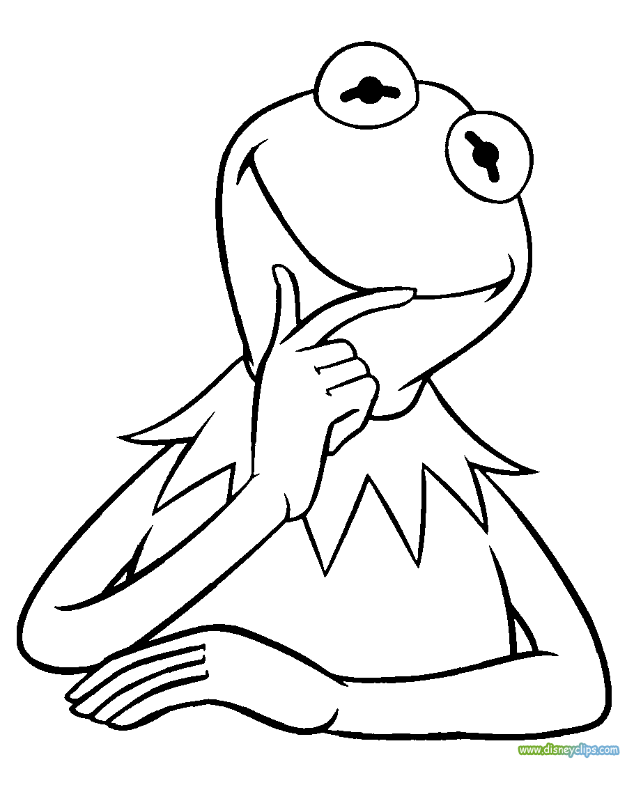Kermit The Frog Coloring Pages Coloring Pages