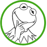 Kermit coloring page