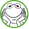 Kermit coloring page