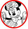 Minnie Mouse coloring page