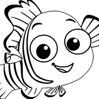 Nemo coloring page
