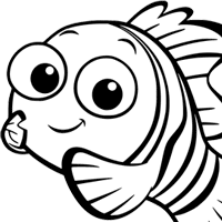 Nemo coloring page