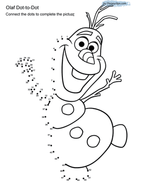 Frozen dot to dot