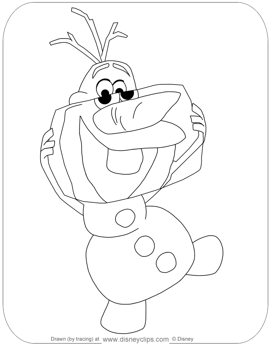 Disney's Frozen Coloring Pages 2 | Disneyclips.com