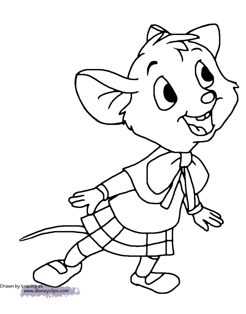 Download The Great Mouse Detective Coloring Pages | Disneyclips.com