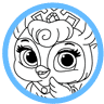 Fern coloring page