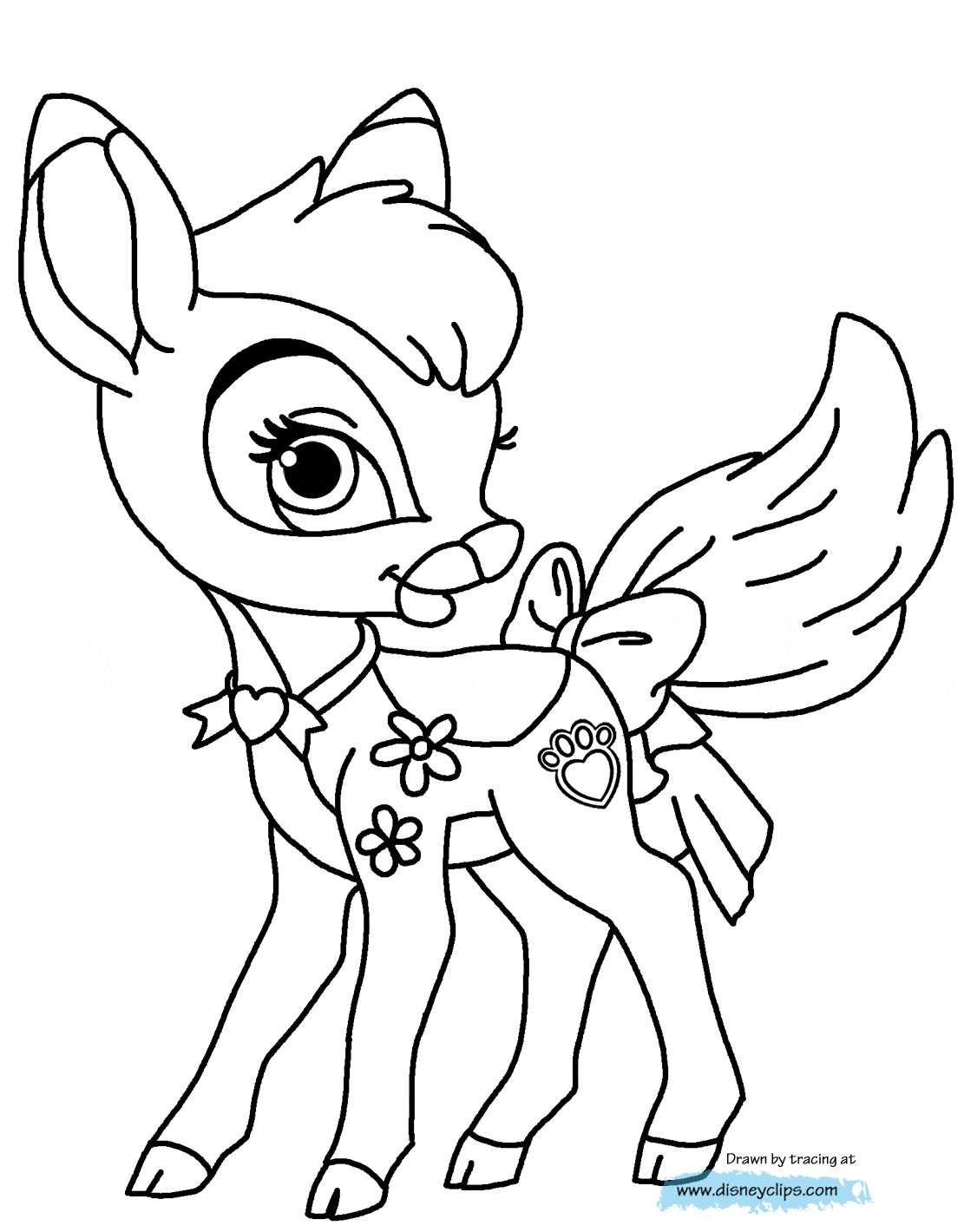 palace pets coloring pages free - photo #7