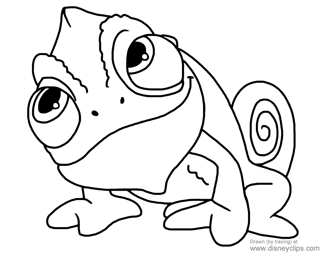 Tangled Coloring Pages Disneyclips Com