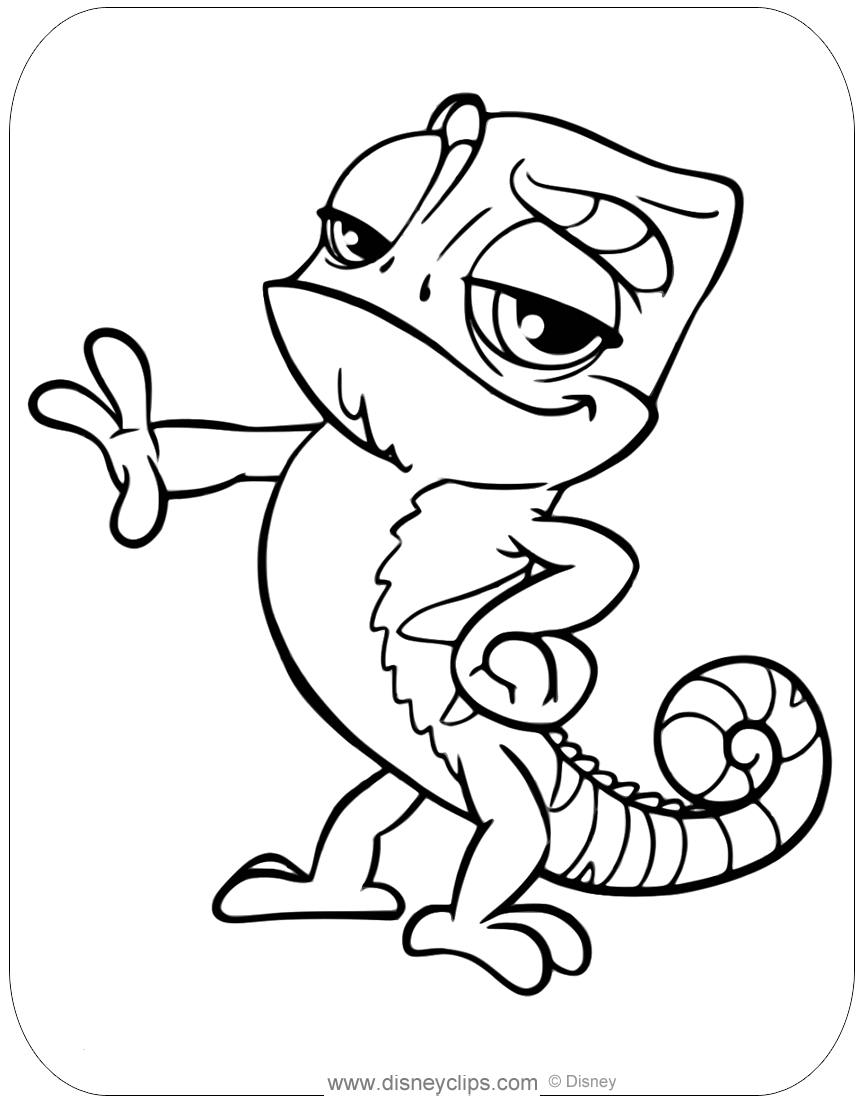 Tangled Coloring Pages   Disneyclips.com