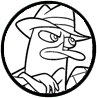 Perry coloring page